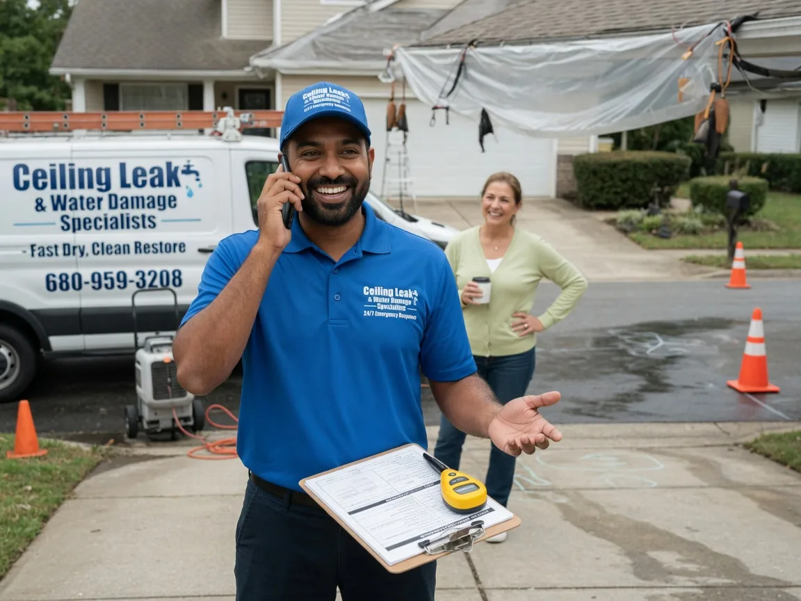 Ceiling Leak Cleanup Fairbanks, IN FAQs